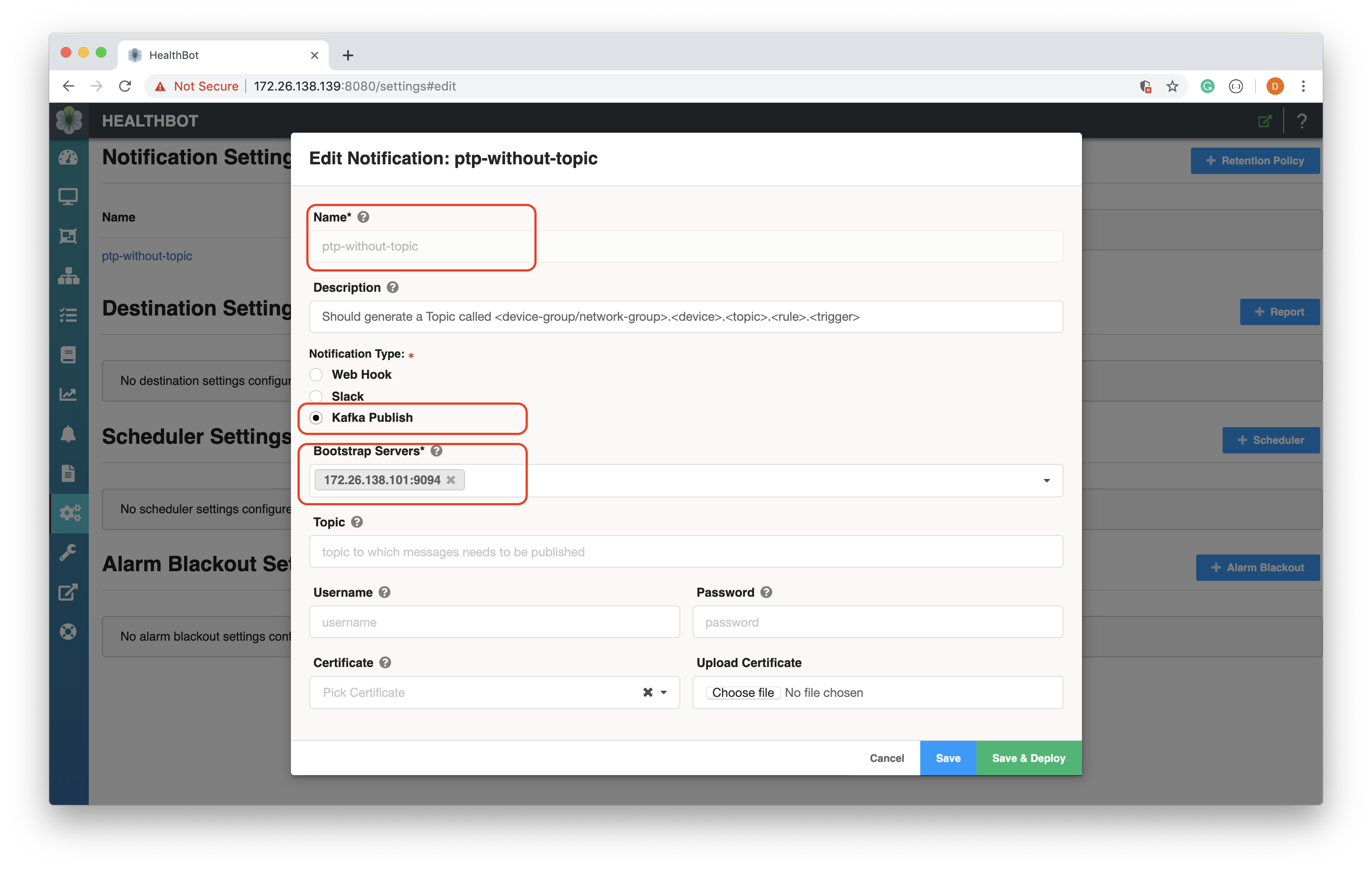 Kafka Configuration